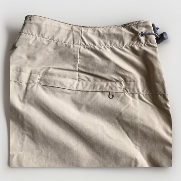 Lands End Womens Convertible Drawstring Hiking Pants Nylon XL 18-20 Beige - Picture 3 of 9